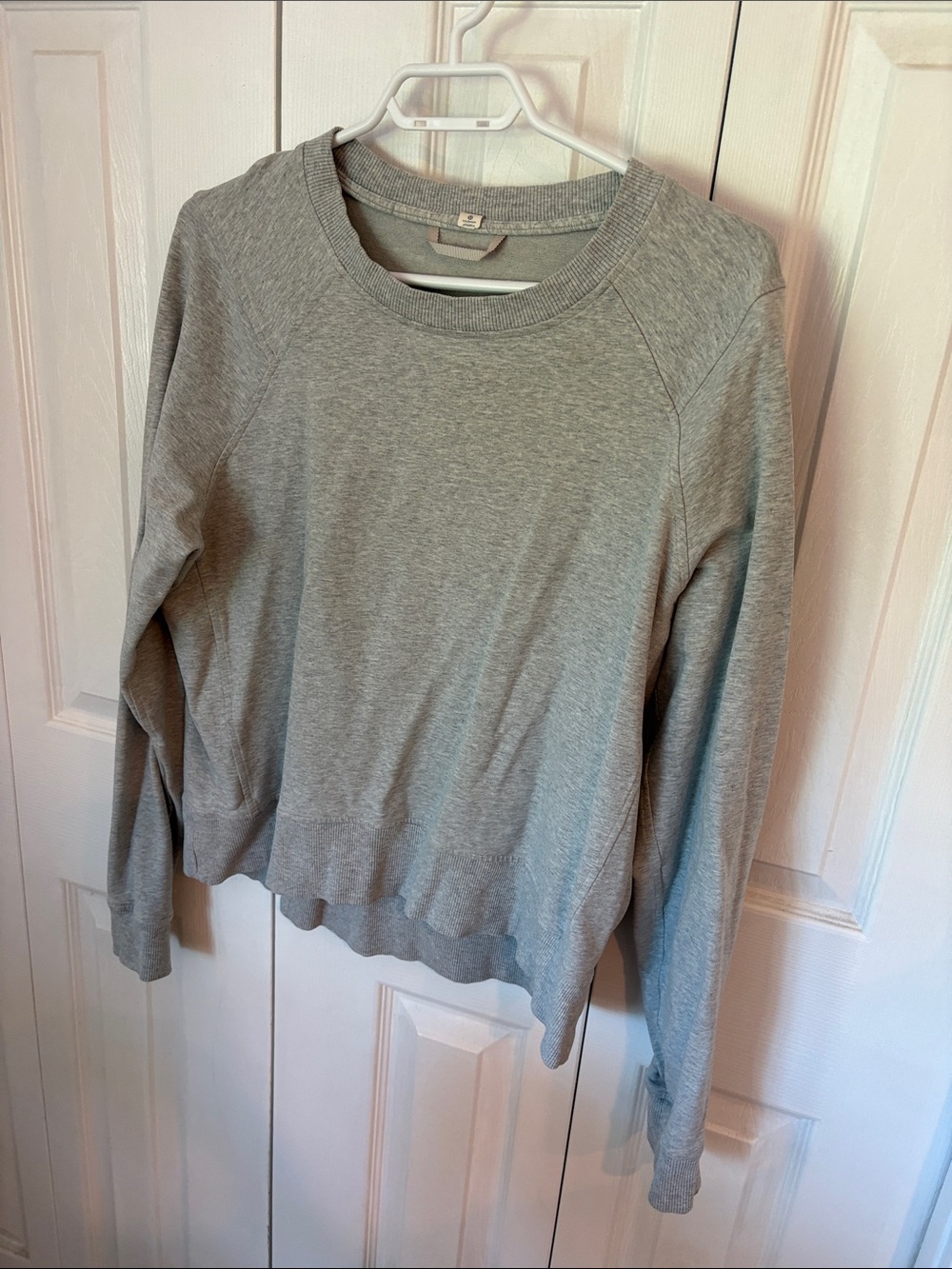 Lululemon Light Gray Pullover Sweatshirt